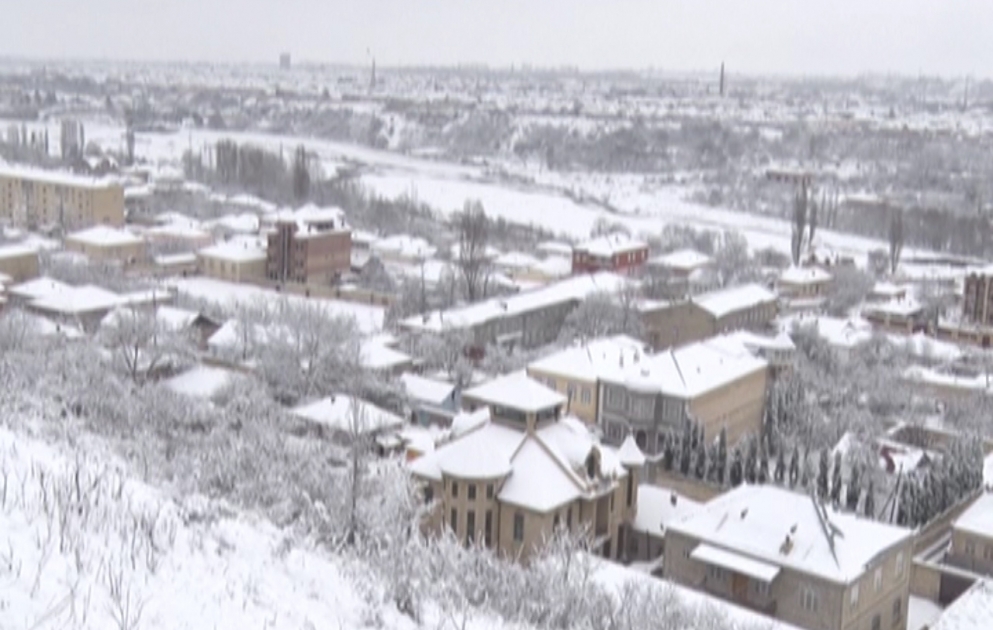 Qubanın dağ kəndlərində temperatur mənfi 17 dərəcəyədək aşağı düşüb VİDEO