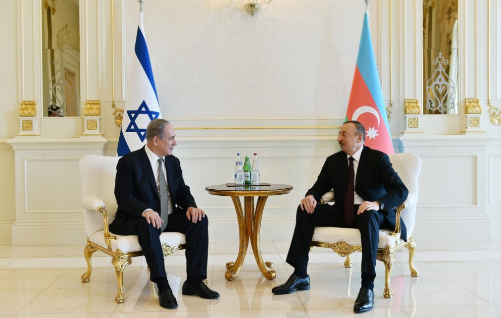 Azərbaycan Prezidenti İlham Əliyevin İsrailin Baş naziri Benyamin Netanyahu ilə təkbətək görüşü olub [YENİLƏNİB] VİDEO