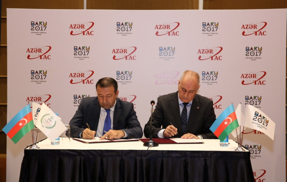 AZERTAC becomes Official News Agency of Baku 2017 Islamic Games VIDEO