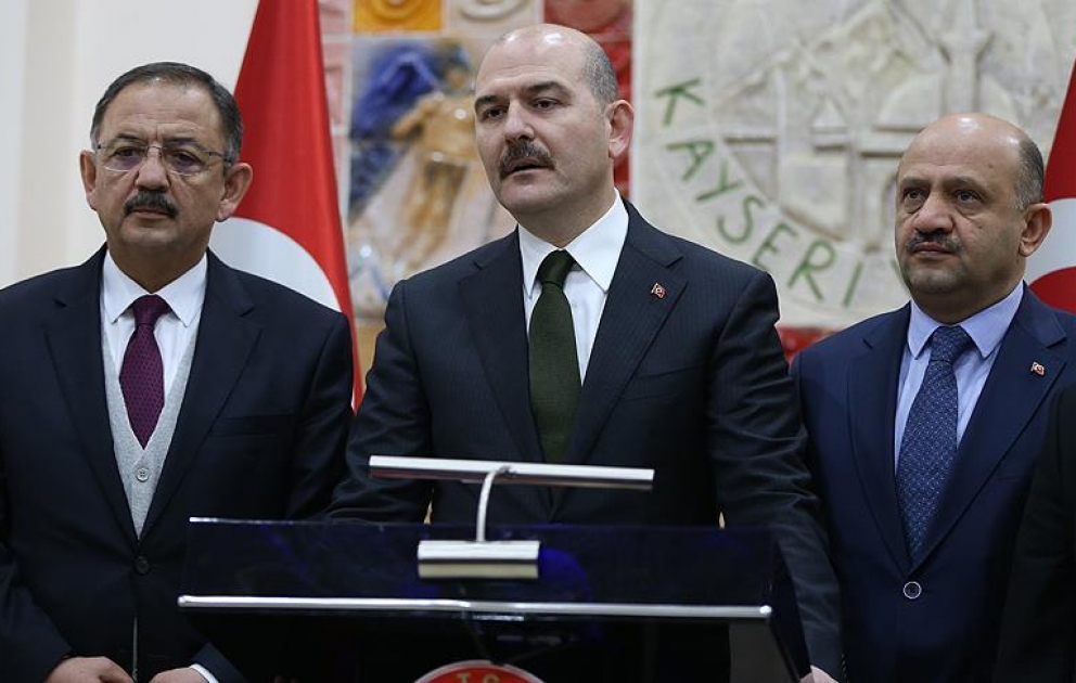 Süleyman Soylu: Kayseridə baş vermiş partlayışla əlaqədar 7 nəfər saxlanılıb VİDEO