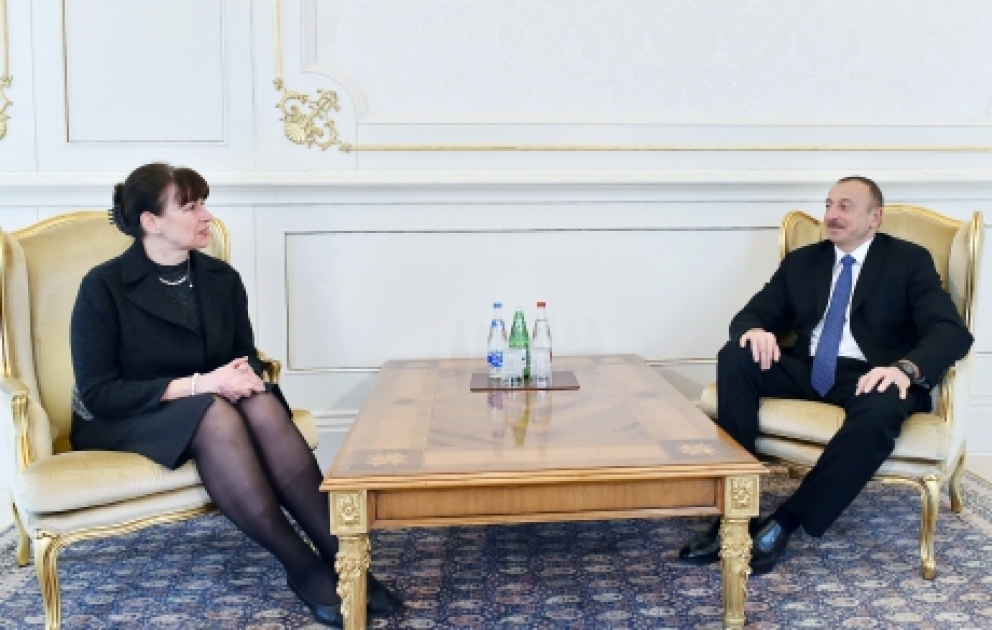 President Ilham Aliyev received credentials of incoming Estonian Ambassador VIDEO