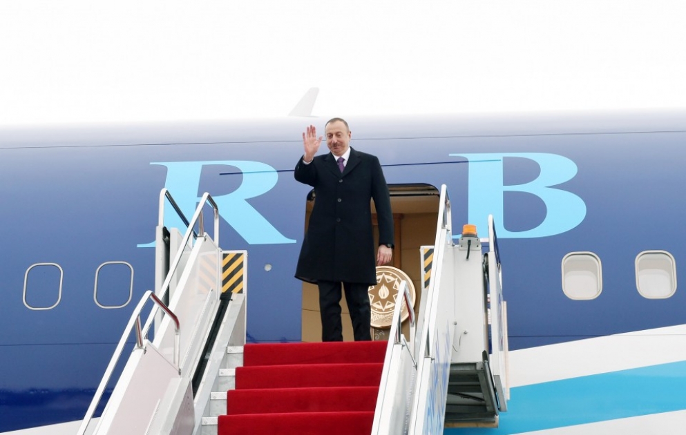 Aserbaidschans Präsident Ilham Aliyev beendet seinen Besuch in Nachitschewan VIDEO
