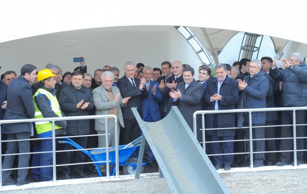 Pirallahı Sənaye Parkında yeni əczaçılıq zavodunun təməli qoyulub VİDEO