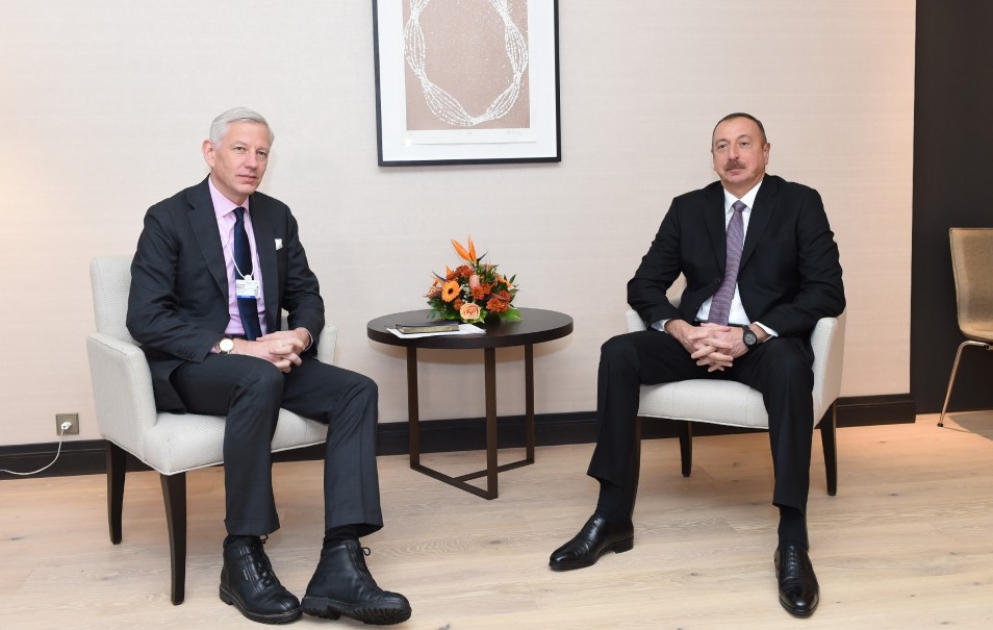 Treffen von Präsident Ilham Aliyev mit Chef von McKinsey & Company VIDEO