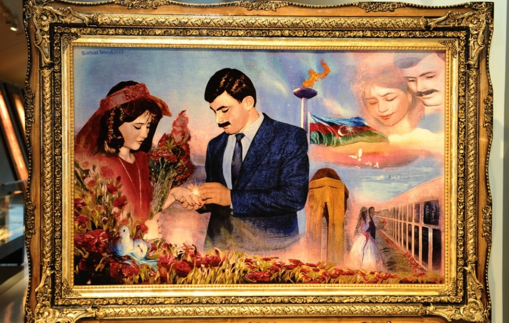 Xalça Muzeyində 20 Yanvar şəhidləri İlham və Fərizəyə həsr olunmuş xalça təqdim edilib VİDEO