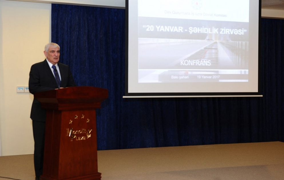 “20 Yanvar - Şəhidlik zirvəsi” mövzusunda konfrans keçirilib VİDEO