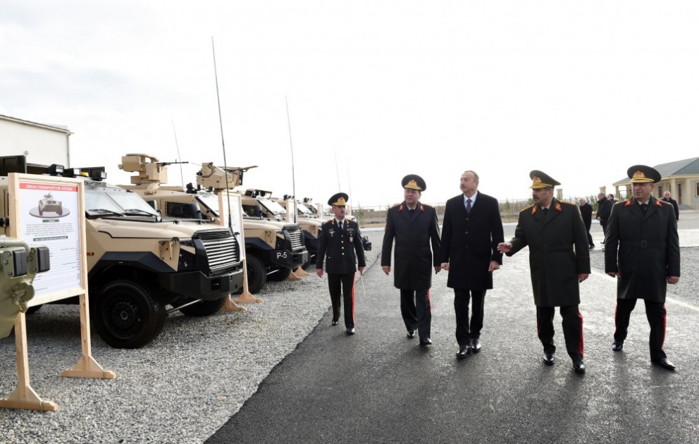 Prezident, Ali Baş Komandan İlham Əliyev Müdafiə Nazirliyinin “N” hərbi hissəsinin yeni hərbi şəhərciyinin açılışında iştirak edib [YENİLƏNİB - 2] VİDEO