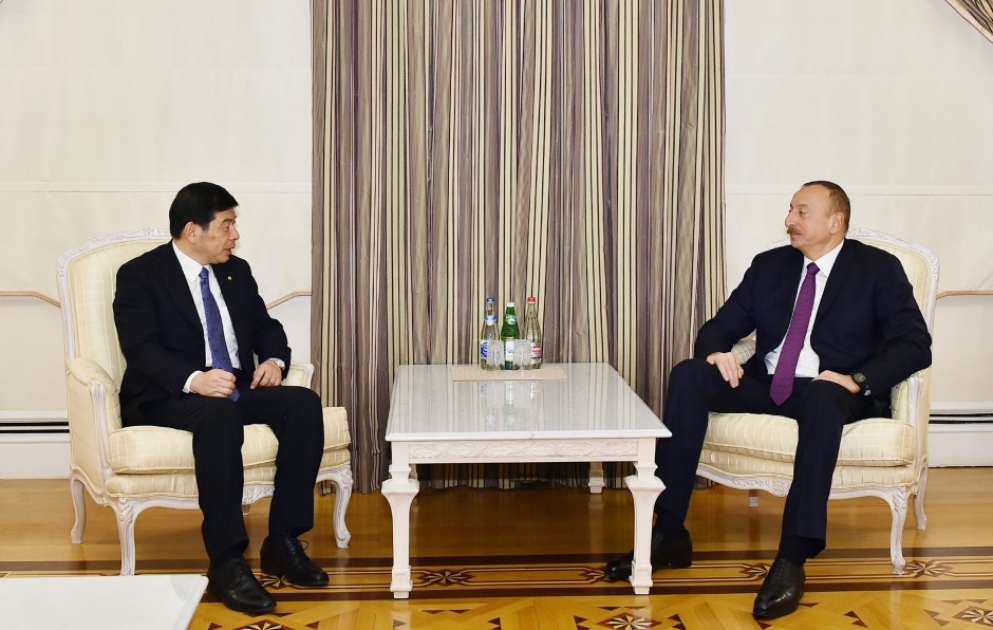 Entretien du président Ilham Aliyev avec le secrétaire général de l’OMD VIDEO