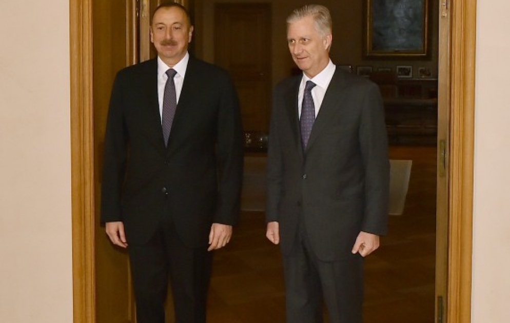 Bruxelles : rencontre entre le président Ilham Aliyev et le roi Philippe de Belgique VIDEO