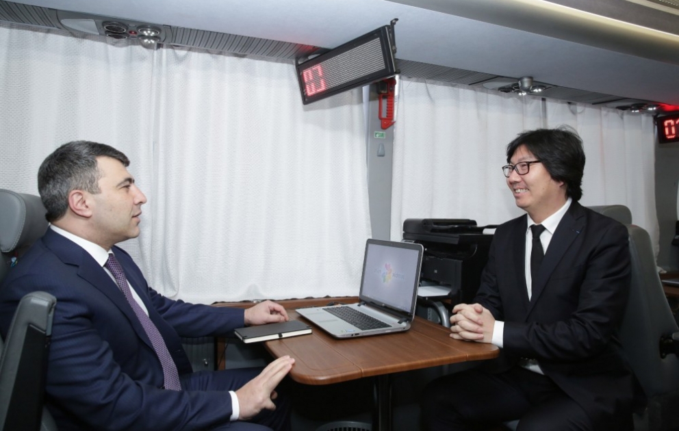 Fransanın Dövlət katibi 3 saylı “ASAN xidmət” mərkəzində olub VİDEO