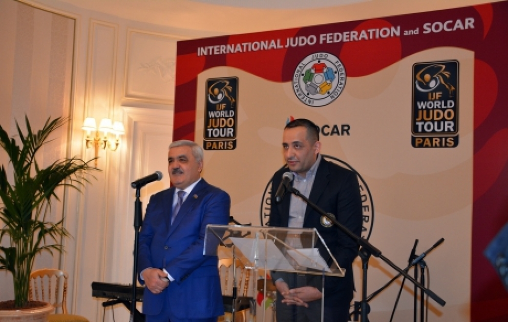 Dünya cüdo ailəsinin üzvləri Parisdəki Azərbaycan Mədəniyyət Mərkəzində toplaşıb VİDEO