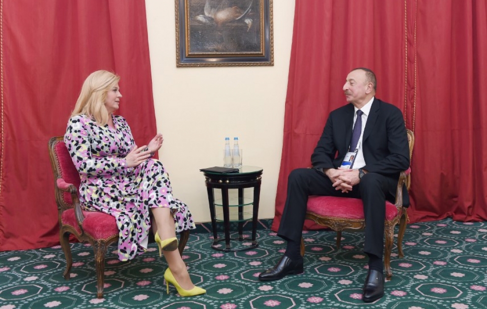 Встреча Президента Азербайджана Ильхама Алиева и Президента Хорватии Колинды Грабар-Китарович  ОБНОВЛЕНО ВИДЕО