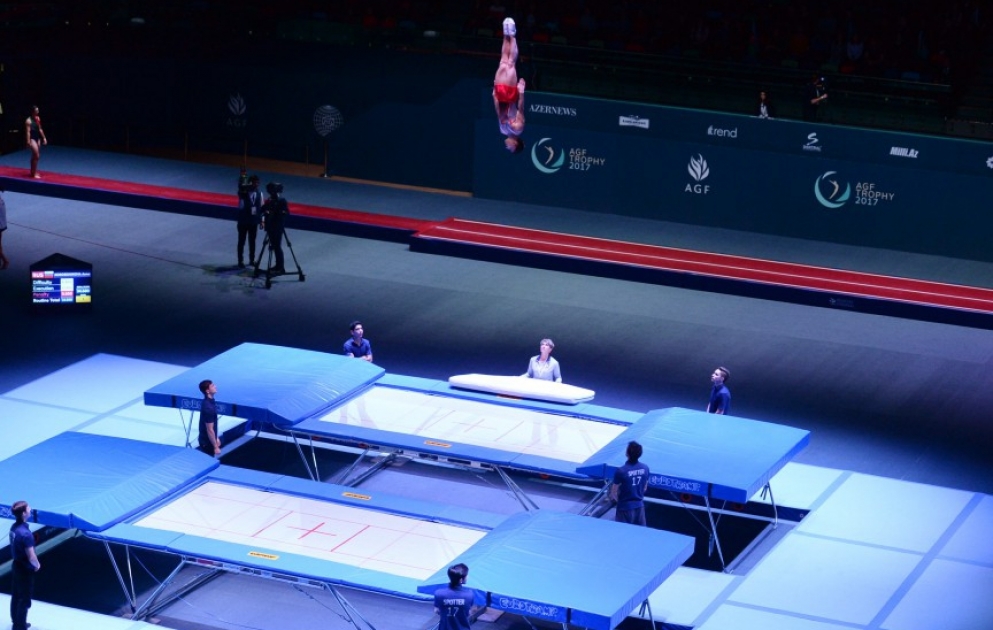 Bakıda batut gimnastikası və tamblinq üzrə dünya kuboku yarışları başlayıb VİDEO