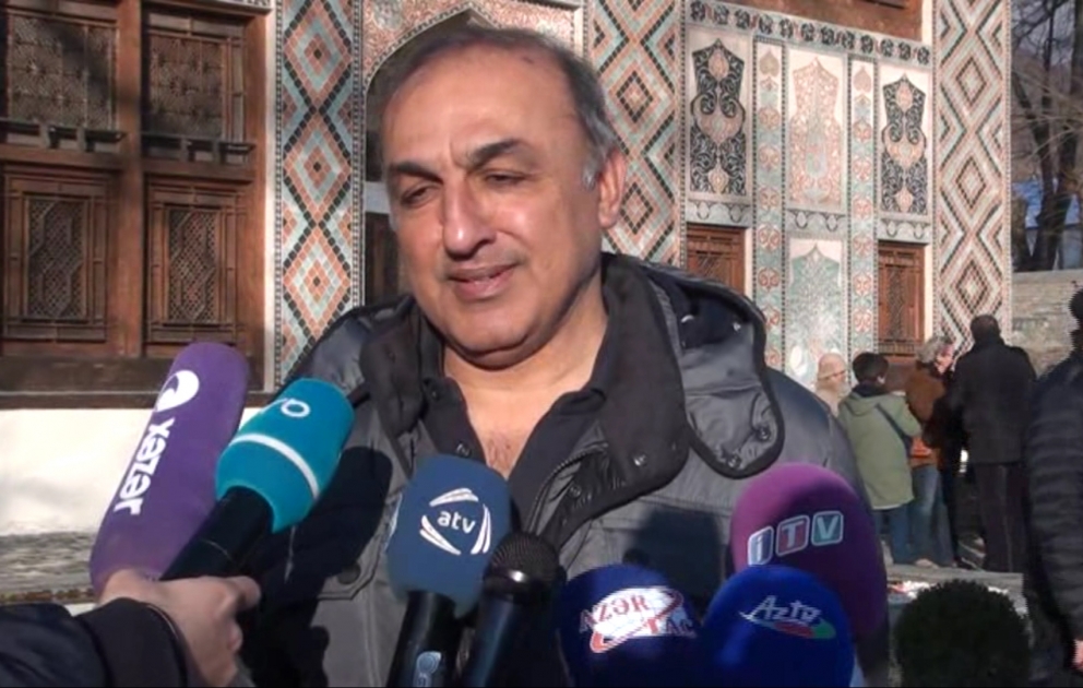 Said Xan Mohmand: Şəki xanlarının sarayı mənə ölkəmdəki tarixi abidələri xatırlatdı VİDEO