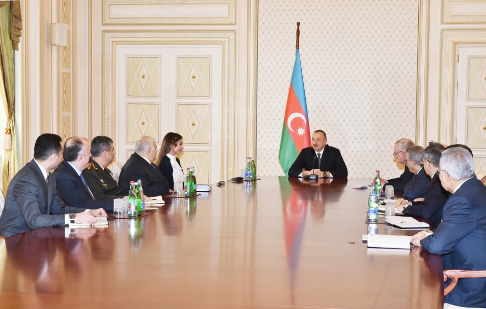 Meeting of Security Council held under chairmanship of President Ilham Aliyev VIDEO