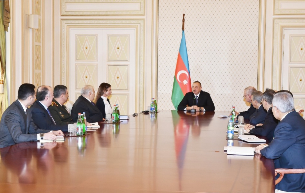 Le Conseil de sécurité s’est réuni sous la présidence du président Ilham Aliyev VIDEO