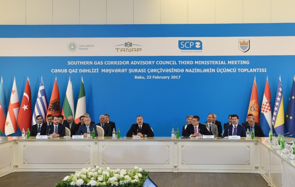 Bakıda Cənub Qaz Dəhlizi Məşvərət Şurası çərçivəsində nazirlərin üçüncü toplantısı keçirilib YENİLƏNİB-3 VİDEO