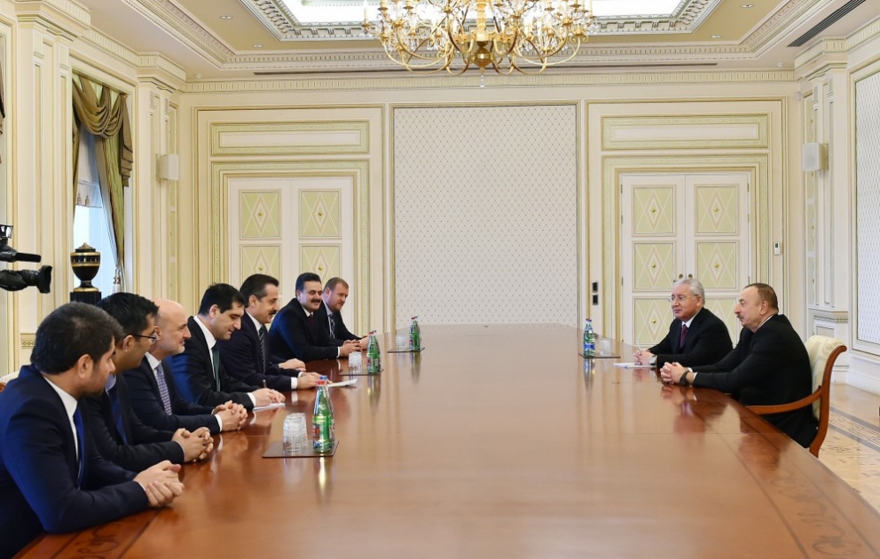 President Ilham Aliyev received delegation led by Turkish minister of food, agriculture and livestock VIDEO