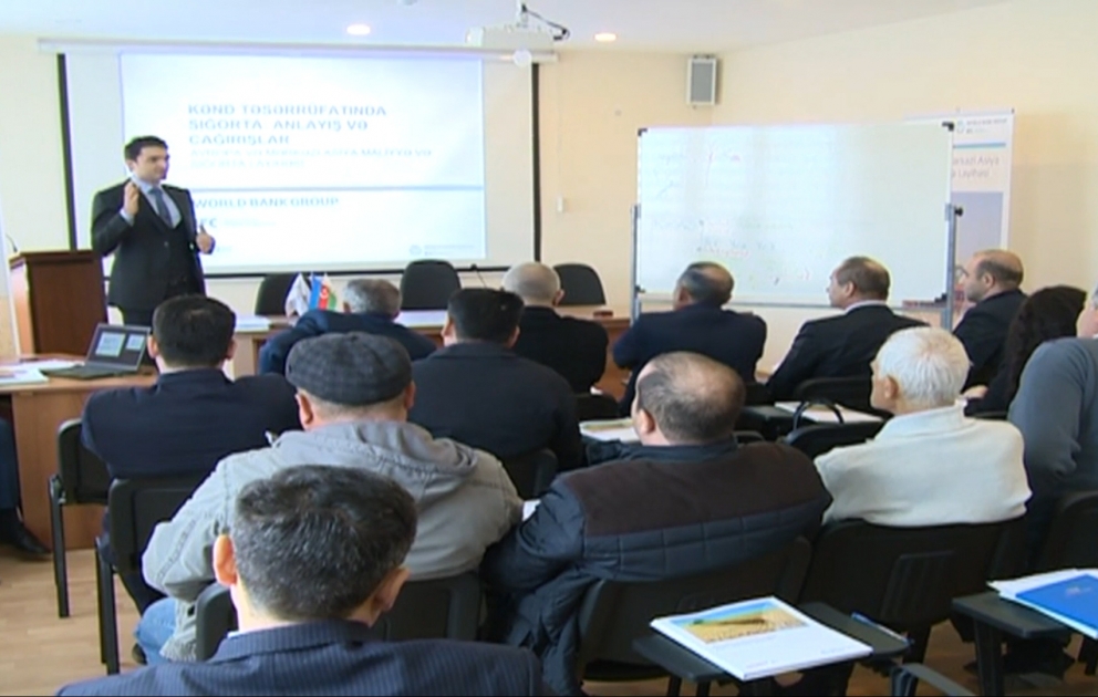 Fermerlər aqrar sığortanın üstünlükləri barədə məlumatlandırılıblar VİDEO