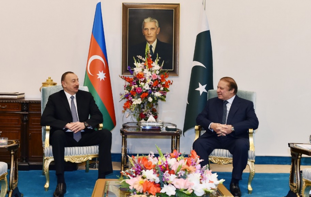 Entretien du président azerbaïdjanais Ilham Aliyev avec le Premier ministre pakistanais VIDEO