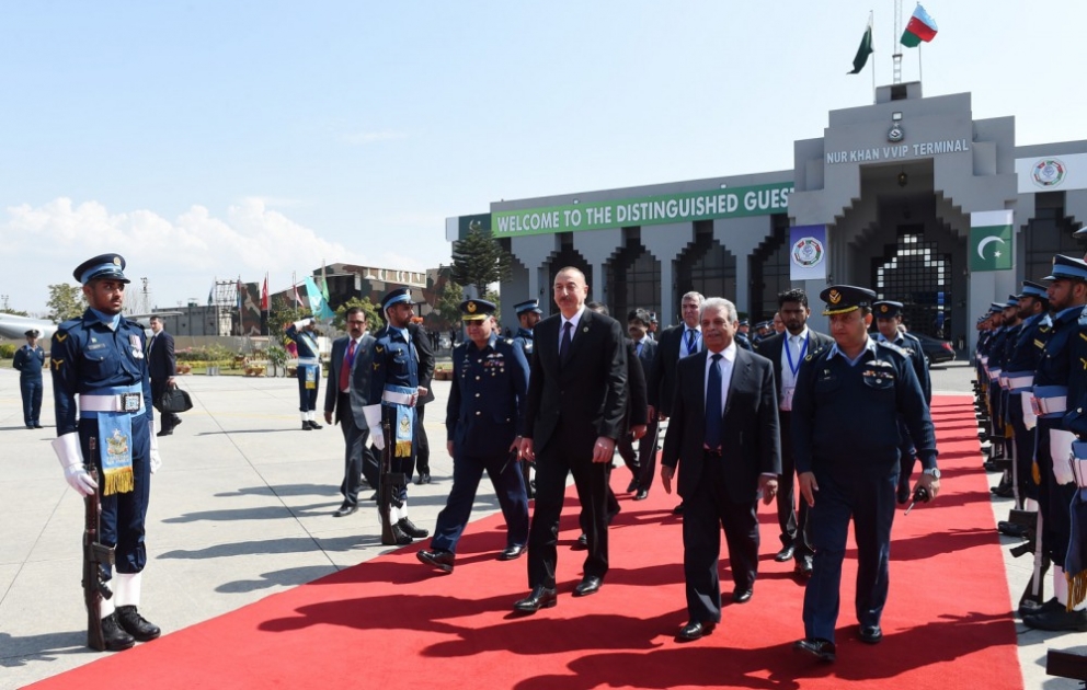 Präsident Ilham Aliyev beendet seinen Besuch in Pakistan VIDEO