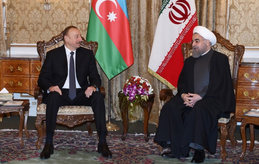 President Ilham Aliyev and Iranian President Hassan Rouhani met in limited format VIDEO