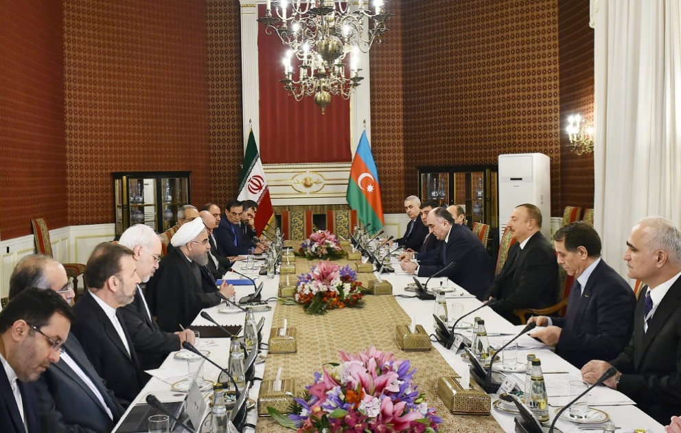 Presidents of Azerbaijan and Iran held expanded talks VIDEO