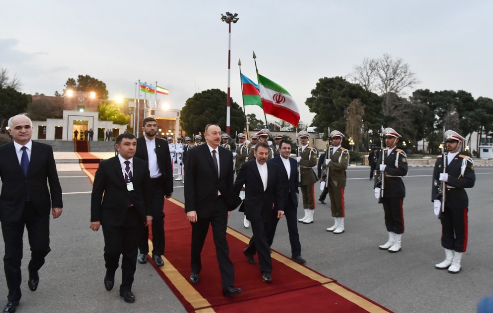 President Ilham Aliyev completed Iran visit VIDEO