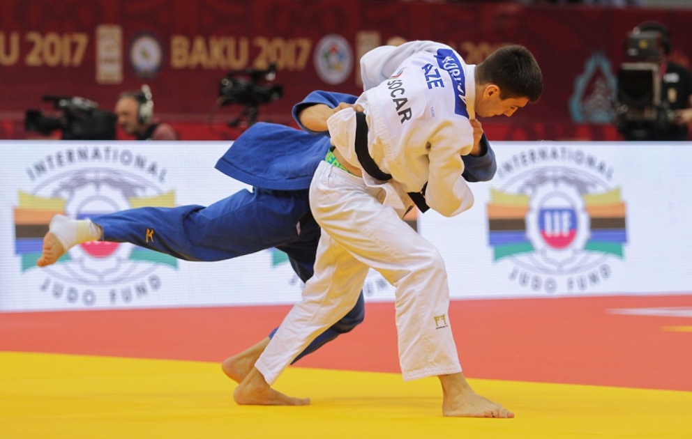Azərbaycan cüdoçusu “Böyük dəbilqə” beynəlxalq turnirinin qızıl medalına sahib olub VİDEO