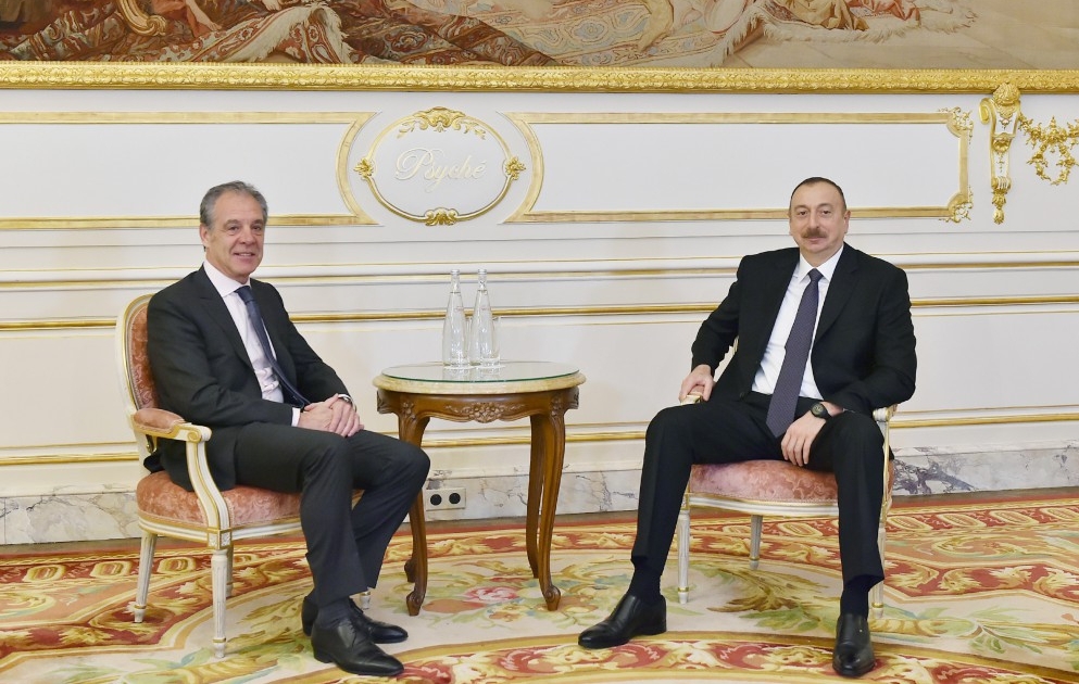 President Ilham Aliyev met with Chairman and CEO of CIFAL Group in Paris VIDEO