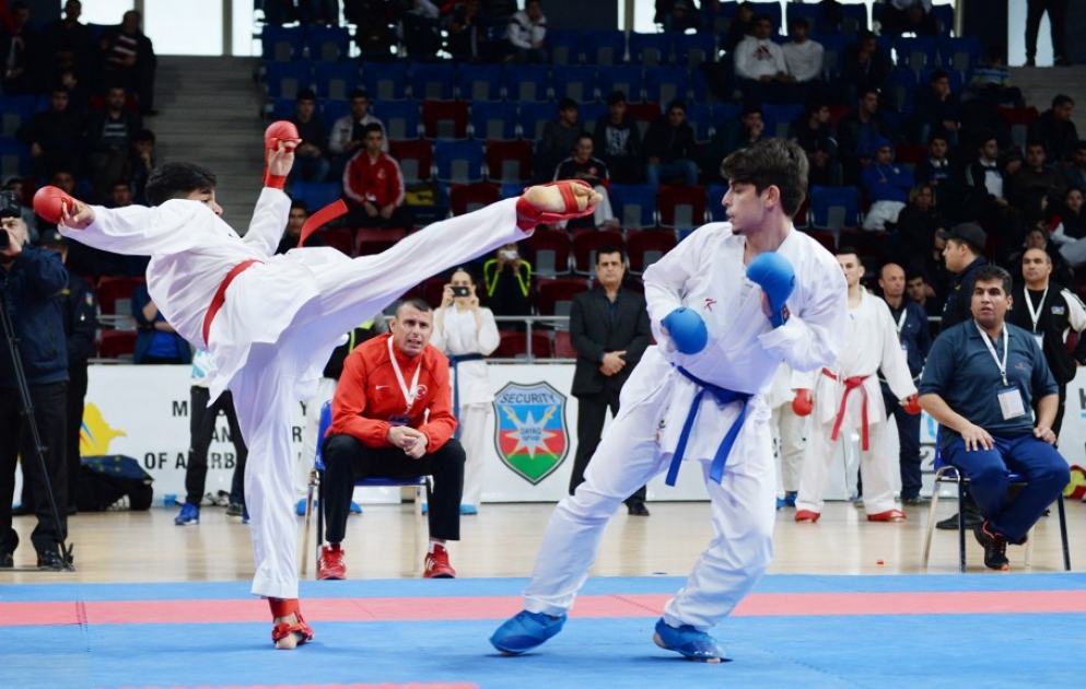 Azerbaijani karate fighters win five medals on first day of Baku Open VIDEO