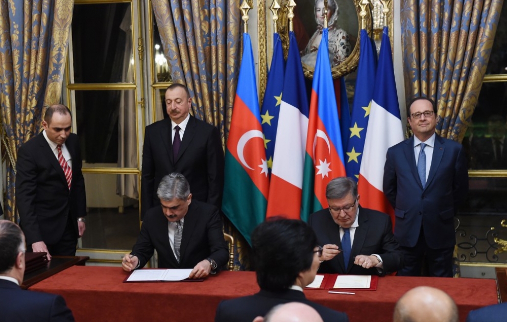 Azerbaijan, France signed documents VIDEO