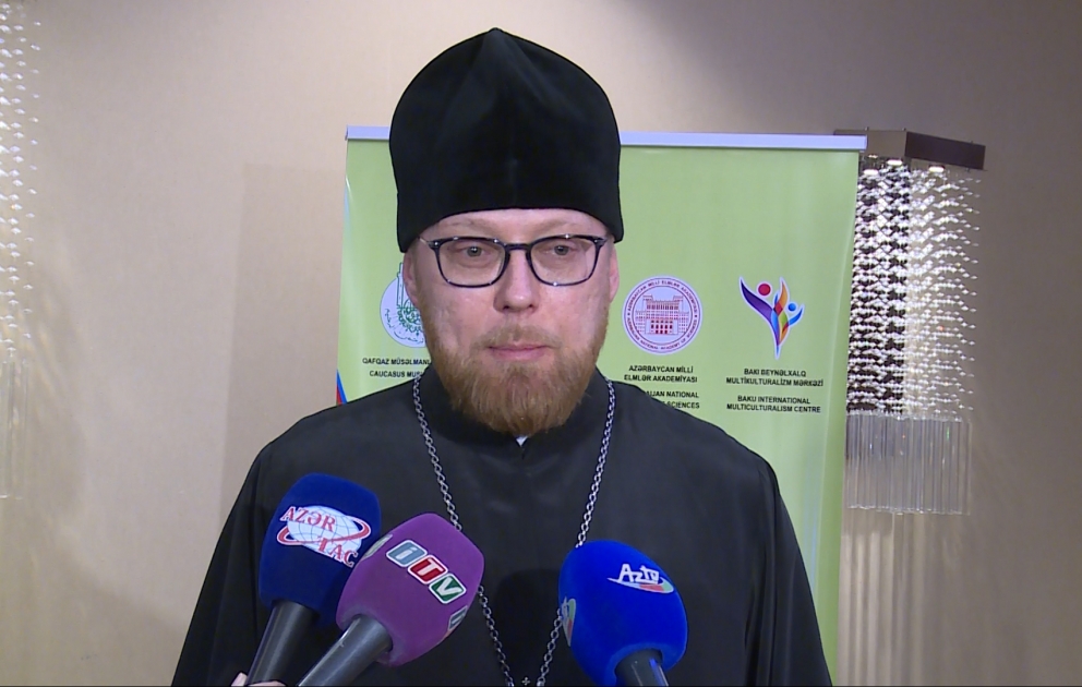 Arximandrit Filaret: ”İslam həmrəyliyi - zamanın çağırışı” beynəlxalq konfransı islam dünyasının xristianlarla dialoqa açıq olduğunu göstərir VİDEO