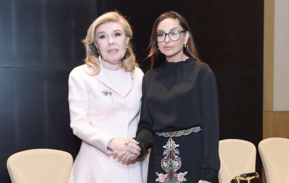 Entretien de Mehriban Aliyeva avec Marianna Vardinoyannis VIDEO