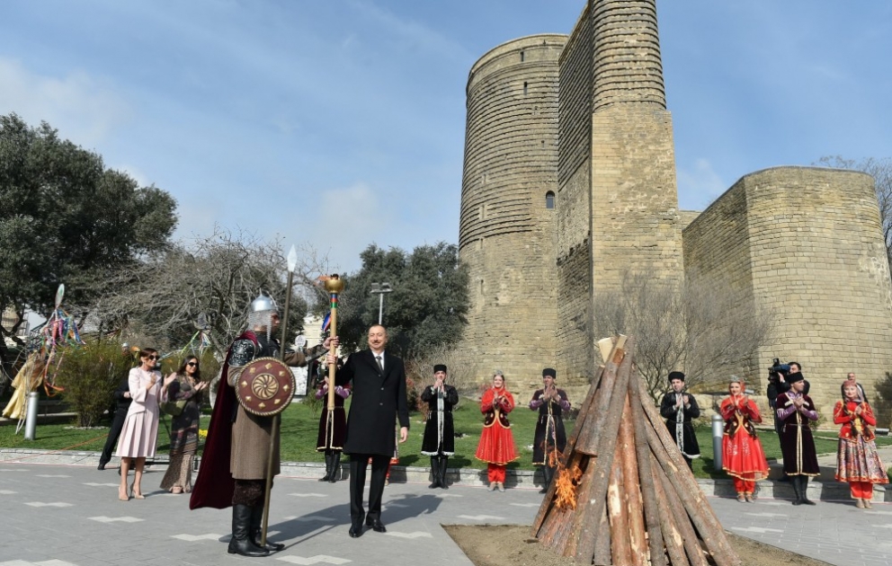 President Ilham Aliyev joined nationwide festivities on the occasion of Novruz holiday VIDEO