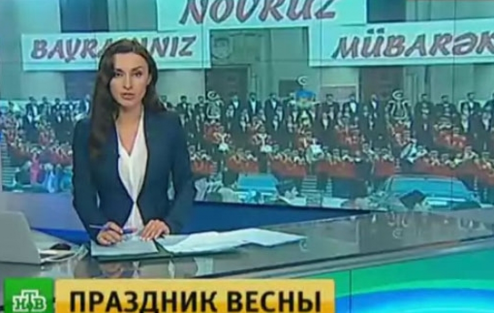 Rusiyanın NTV kanalında Azərbaycanda keçirilən Novruz bayramı haqda süjet yayımlanıb VİDEO