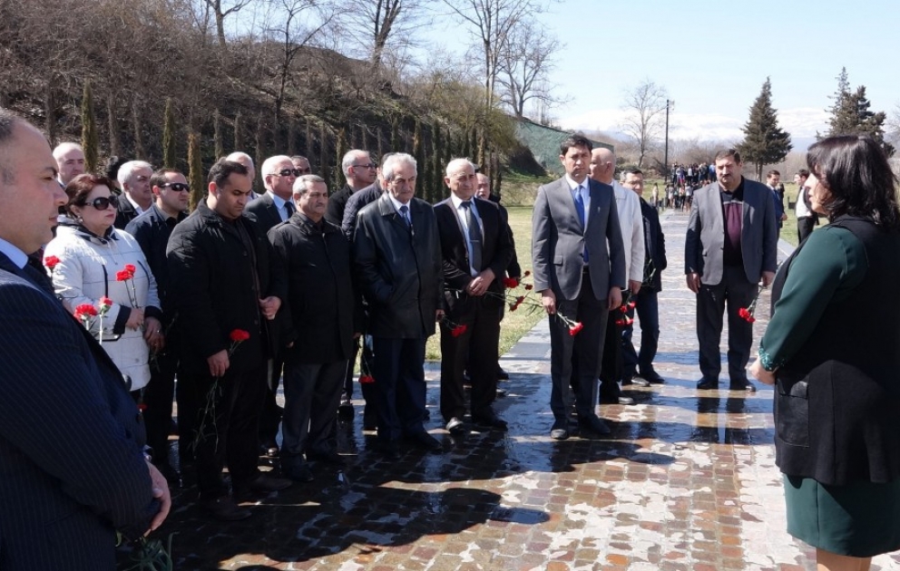 FHN-in əməkdaşları Quba Soyqırımı Memorial Kompleksini ziyarət ediblər VİDEO