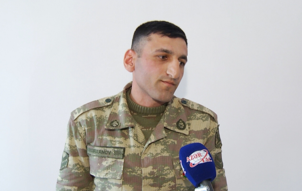 Aprel döyüşlərinin iştirakçısı: Ermənilər öz mövqelərini qoyub qaçırdılar VİDEO