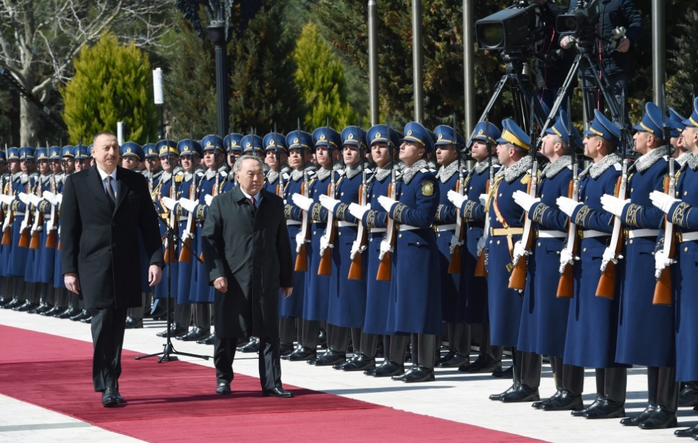 Official welcome ceremony was held for Kazakh President Nursultan Nazarbayev VIDEO