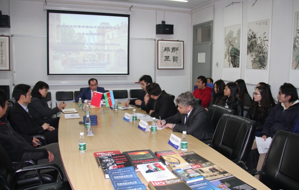 Azerbaijan`s achievements highlighted at Beijing University of Foreign Languages VIDEO