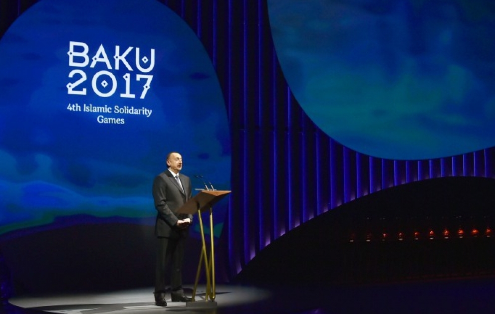 Водное путешествие IV Игр исламской солидарности «Баку-2017» началось с Каспия  В церемонии принял участие Президент Азербайджана ОБНОВЛЕНО-3 ВИДЕО