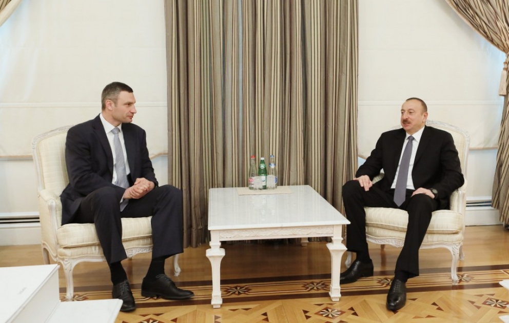 President Ilham Aliyev received head of Kyiv City State Administration VIDEO