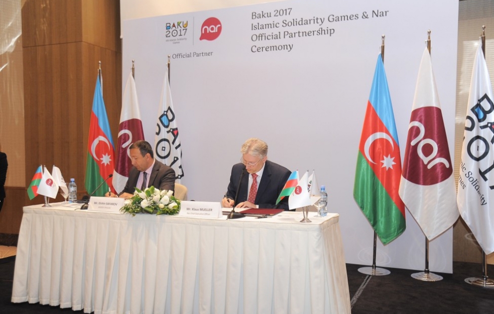 Nar chosen as Official Mobile Telecommunication Partner of Baku 2017 Games VIDEO
