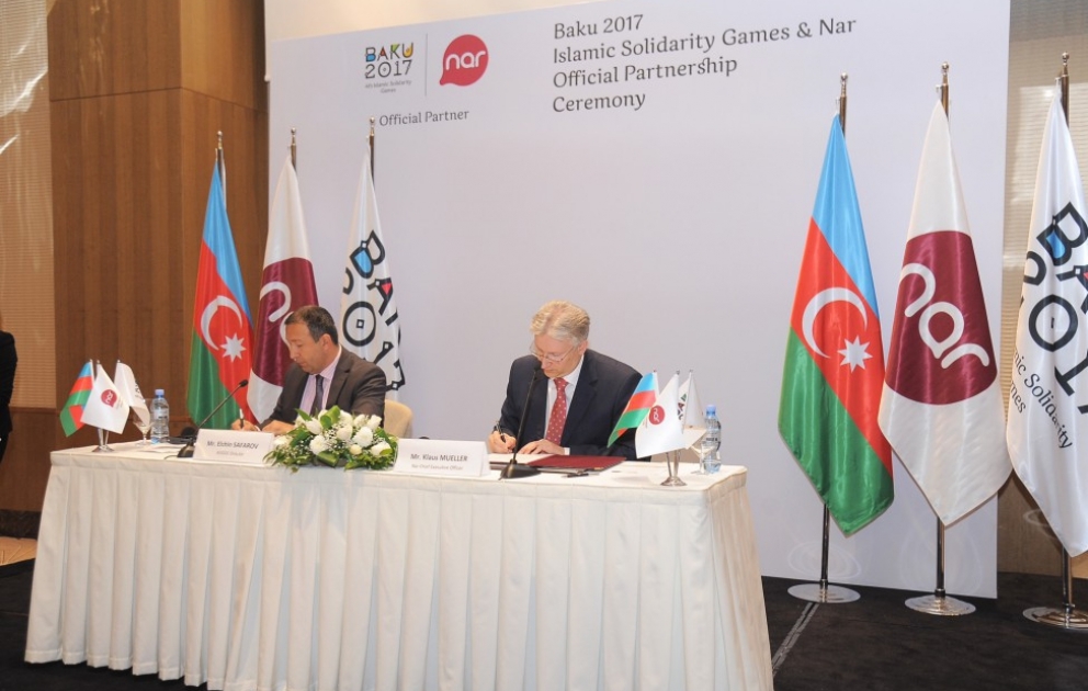 Nar-Mobile ist offizieller Mobilfunkpartner von "Baku-2017" gewählt VIDEO