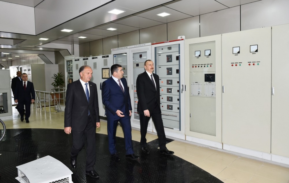 Varvara Su Elektrik Stansiyası yenidənqurmadan sonra istismara verilib VİDEO