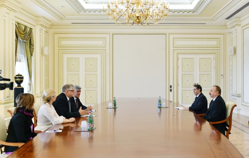 President Ilham Aliyev received delegation led by EU Special Representative for South Caucasus and crisis in Georgia VIDEO