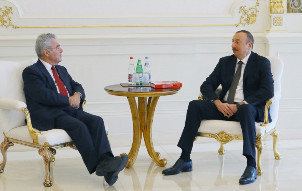 President Ilham Aliyev received former Austrian President Heinz Fischer VIDEO