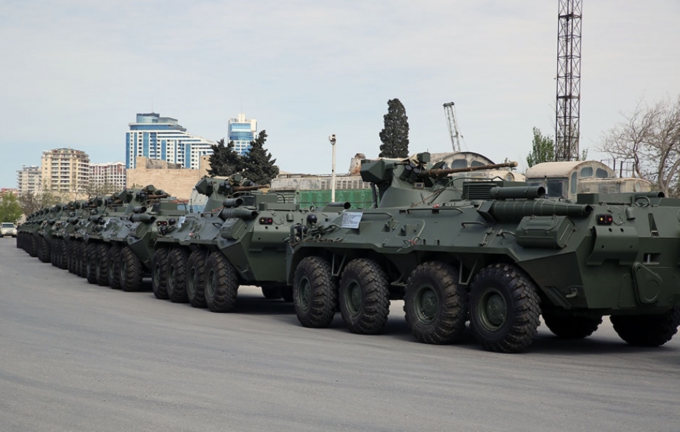 Russia delivers new batch of modern weapons and military equipment to Azerbaijan VIDEO