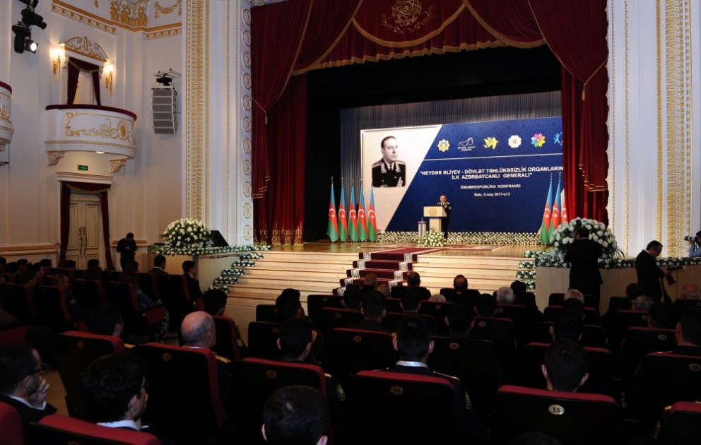 “Heydər Əliyev – Dövlət təhlükəsizlik orqanlarının ilk azərbaycanlı generalı” mövzusunda ümumrespublika konfransı keçirilib VİDEO