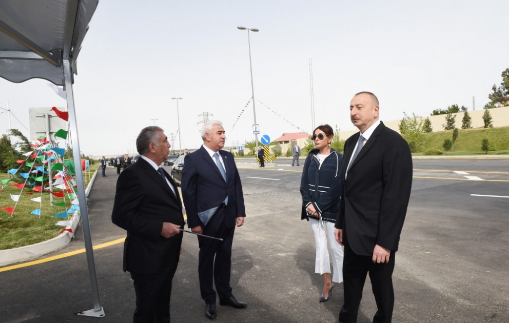 Prezident İlham Əliyev Pirallahı rayonunda yeni körpünün açılışında iştirak edib YENİLƏNİB VİDEO